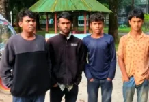 তেঁতুলিয়া সীমান্তে ভারতে প্রবেশের চেষ্টা, বিজিবির হাতে আটক ৪